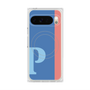 Premium Square Case with Pixelsnap［ Original - initial color line - P blue ］