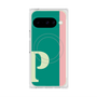 Premium Square Case with Pixelsnap［ Original - initial color line - P green ］