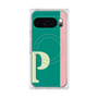 Premium Square Case with Pixelsnap［ Original - initial color line - P green ］