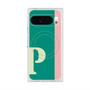 Premium Square Case with Pixelsnap［ Original - initial color line - P green ］
