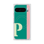 Premium Square Case with Pixelsnap［ Original - initial color line - P green ］