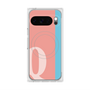 Premium Square Case with Pixelsnap［ Original - initial color line - Q pink ］