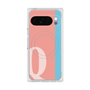 Premium Square Case with Pixelsnap［ Original - initial color line - Q pink ］