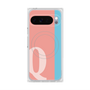 Premium Square Case with Pixelsnap［ Original - initial color line - Q pink ］