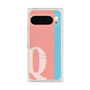 Premium Square Case with Pixelsnap［ Original - initial color line - Q pink ］