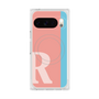 Premium Square Case with Pixelsnap［ Original - initial color line - R pink ］