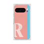 Premium Square Case with Pixelsnap［ Original - initial color line - R pink ］