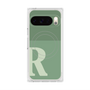Premium Square Case with Pixelsnap［ Original - initial two tone - R green ］