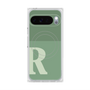 Premium Square Case with Pixelsnap［ Original - initial two tone - R green ］