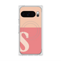 Premium Square Case with Pixelsnap［ Original - initial two tone - S pink ］