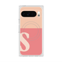 Premium Square Case with Pixelsnap［ Original - initial two tone - S pink ］