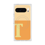 Premium Square Case with Pixelsnap［ Original - initial two tone - T orange ］