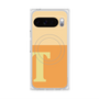 Premium Square Case with Pixelsnap［ Original - initial two tone - T orange ］