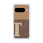 Premium Square Case with Pixelsnap［ Original - initial two tone - T brown ］