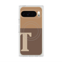 Premium Square Case with Pixelsnap［ Original - initial two tone - T brown ］