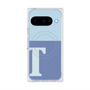 Premium Square Case with Pixelsnap［ Original - initial two tone - T blue ］