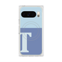 Premium Square Case with Pixelsnap［ Original - initial two tone - T blue ］