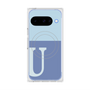 Premium Square Case with Pixelsnap［ Original - initial two tone - U blue ］