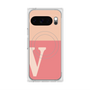 Premium Square Case with Pixelsnap［ Original - initial two tone - V pink ］