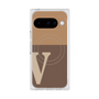 Premium Square Case with Pixelsnap［ Original - initial two tone - V brown ］