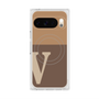 Premium Square Case with Pixelsnap［ Original - initial two tone - V brown ］