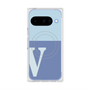 Premium Square Case with Pixelsnap［ Original - initial two tone - V blue ］
