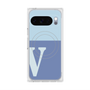 Premium Square Case with Pixelsnap［ Original - initial two tone - V blue ］