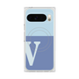 Premium Square Case with Pixelsnap［ Original - initial two tone - V blue ］