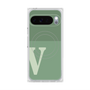 Premium Square Case with Pixelsnap［ Original - initial two tone - V green ］