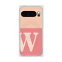 Premium Square Case with Pixelsnap［ Original - initial two tone - W pink ］