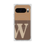 Premium Square Case with Pixelsnap［ Original - initial two tone - W brown ］