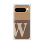 Premium Square Case with Pixelsnap［ Original - initial two tone - W brown ］