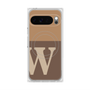 Premium Square Case with Pixelsnap［ Original - initial two tone - W brown ］