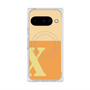 Premium Square Case with Pixelsnap［ Original - initial two tone - X orange ］