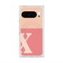 Premium Square Case with Pixelsnap［ Original - initial two tone - X pink ］
