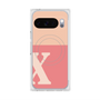 Premium Square Case with Pixelsnap［ Original - initial two tone - X pink ］
