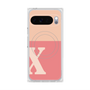 Premium Square Case with Pixelsnap［ Original - initial two tone - X pink ］
