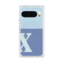 Premium Square Case with Pixelsnap［ Original - initial two tone - X blue ］