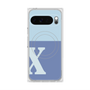 Premium Square Case with Pixelsnap［ Original - initial two tone - X blue ］