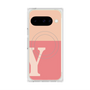 Premium Square Case with Pixelsnap［ Original - initial two tone - Y pink ］