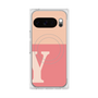 Premium Square Case with Pixelsnap［ Original - initial two tone - Y pink ］