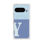 Premium Square Case with Pixelsnap［ Original - initial two tone - Y blue ］