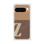 Premium Square Case with Pixelsnap［ Original - initial two tone - Z brown ］