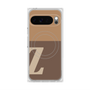 Premium Square Case with Pixelsnap［ Original - initial two tone - Z brown ］