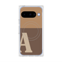 Premium Square Case with Pixelsnap［ Original - initial two tone - A brown ］
