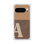 Premium Square Case with Pixelsnap［ Original - initial two tone - A brown ］