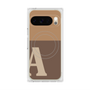 Premium Square Case with Pixelsnap［ Original - initial two tone - A brown ］