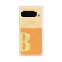 Premium Square Case with Pixelsnap［ Original - initial two tone - B orange ］
