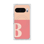 Premium Square Case with Pixelsnap［ Original - initial two tone - B pink ］