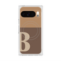 Premium Square Case with Pixelsnap［ Original - initial two tone - B brown ］